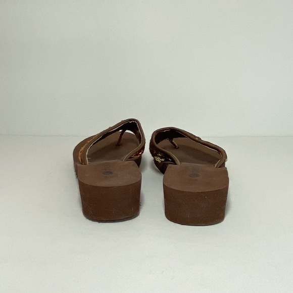 Sparkle Sequin Flip Flops Women's Size: 5/6 FREE w/bundle - Picture 8 of 11